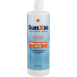 Sun-X SPF 50 Broad Spectrum Sunscreen, 16 oz. Bottle