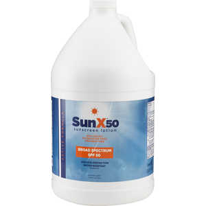 Sun-X SPF 50 Broad Spectrum Sunscreen, Gallon Jug