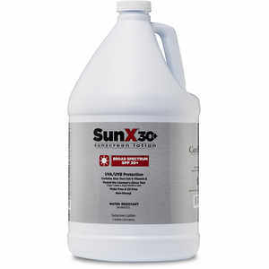 Sun-X SPF 30+ Broad Spectrum Sunscreen, Gallon Jug