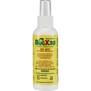 Bug-X 30 Insect Repellent, 30% DEET, 4 oz. Spray