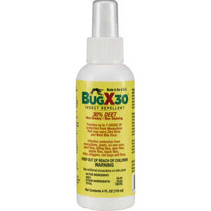 Bug-X 30 Insect Repellent, 30% DEET, 4 oz. Spray