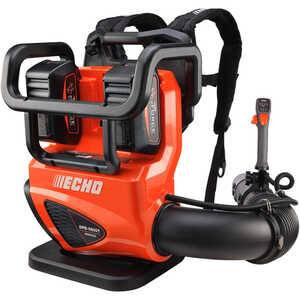 Echo eForce DPB-5800T 56V Battery Backpack Blower With Two 5.0 Ah Batteries and Dual-Port Charger