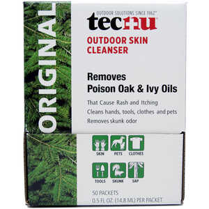 Tecnu Oak-n-Ivy Cleanser, Box of 50 0.5 oz. Packets