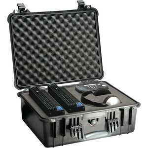 Pelican 1550 Case with Foam Insert, Black