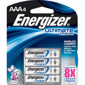Energizer AAA Cell Lithium Batteries