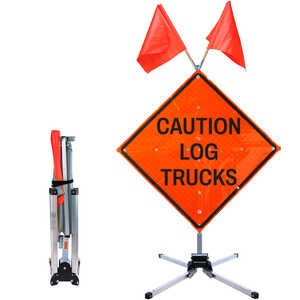 Dicke Safety Fold & Roll Sign, 36
