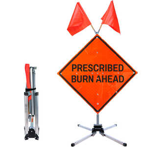 Dicke Safety Fold & Roll Sign, 36