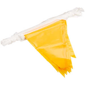 Presco Solid Color Pennant Flag, 60´, Yellow