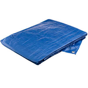 10’ x 20’, Standard Waterproof Polyethylene Tarp, Blue