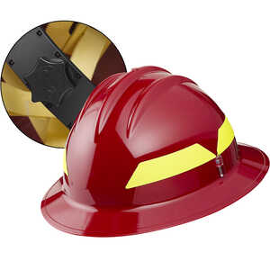 Red Hat, Bullard Wildland Fire Helmet with Ratchet Suspension