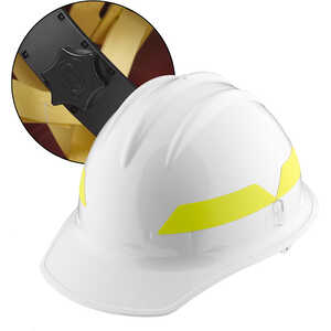 White Cap, Bullard Wildland Fire Helmet with Ratchet Suspension