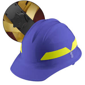 Blue Cap, Bullard Wildland Fire Helmet with Ratchet Suspension
