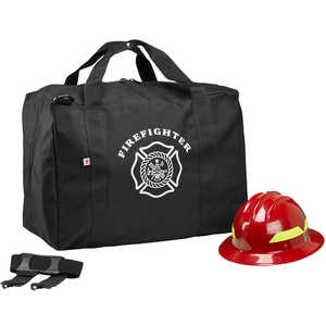 PLSP Large Firefighter Gear Bag, Black