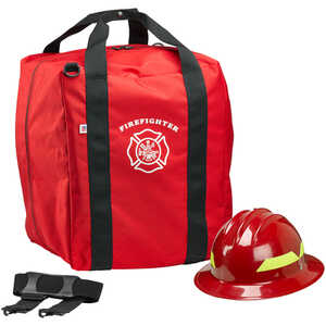 PLSP Medium Firefighter Gear Bag, Red