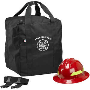 PLSP Medium Firefighter Gear Bag, Black