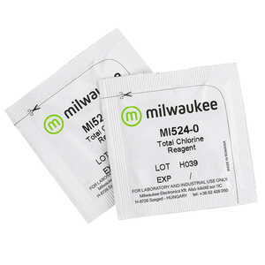Replacement Total Chlorine Reagents for Milwaukee MW11, Pack of 25