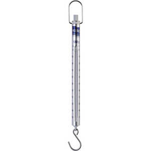 1,000g x 10g Pesola Medio-Line Spring Scale, w/Hook End