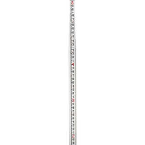 Forestry Suppliers Rectangular-Oval Level Rod, 25´ in 10ths/100ths, Collapses to 58.5˝, Six Sections