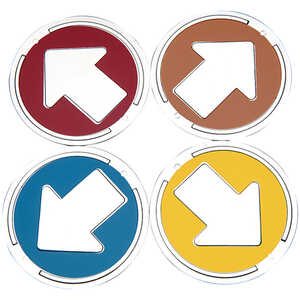 Trailite Arrow Markers Color Assortment, Non-Reflective, Pack of 100