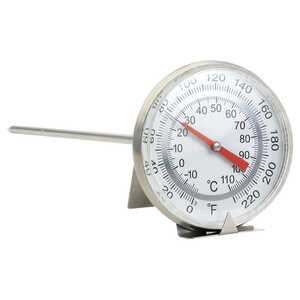 Soil Thermometer, 8” Stem, 2” Dial