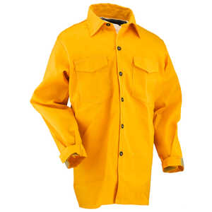 Crew Boss 6.0 oz. Nomex IIIA Traditional Shirt, Yellow, XXXX-Large 58”-60”