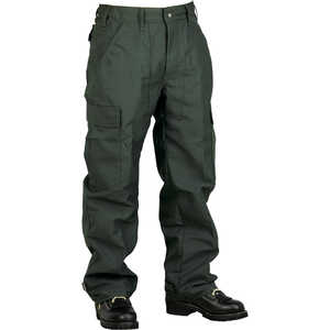 Crew Boss Spruce Green 6.8 oz. Nomex IIIA Brush Pants, XXX-Large, 47” - 50” Waist, 32” Inseam
