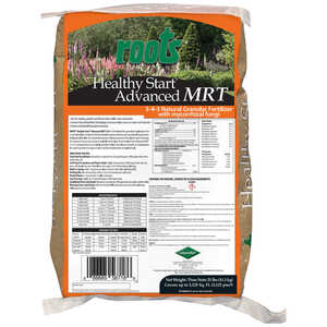 Roots Healthy Start Advanced MRT 3-4-3 Natural Granular Fertilizer, 25 lb. Bag