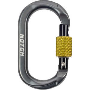 Notch Micro Carabiner, Screw Lock Gate