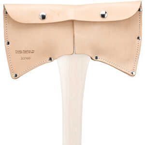 Double Bit Axe Leather Sheath for 3-1/2 lb. heads