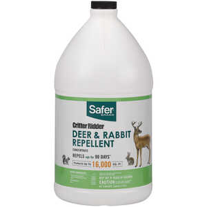 Safer Brand Deer and Rabbit Repellent, 1 Gallon Concentrate