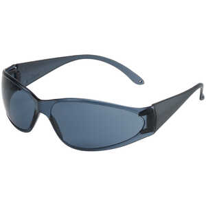 ERB Boas Safety Glasses, Gray Frame with Gray Lens
