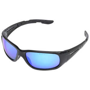 Delta Plus Impact Safety Glasses, Black Frame with Blue Lens