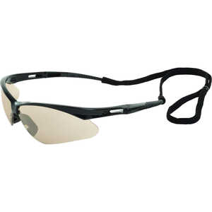 ERB Octane Safety Glasses, Black Frame with Indoor/Outdoor Lens