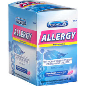 Antihistamine Allergy Medication, 50 25 mg One-Tablet Packets