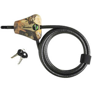 Master Lock Camo Python Cable Lock, 6´L x 5/16˝ Dia. Cable