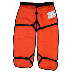 Labonville Original Safety Apron Chainsaw Chaps, Orange – Regular, 28-30˝