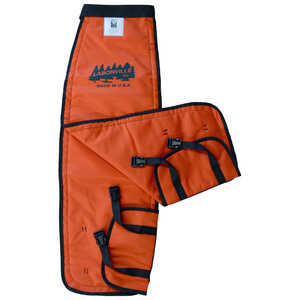 Labonville Original Safety Full Wrap Chainsaw Chaps, Orange – Regular, 28-30˝
