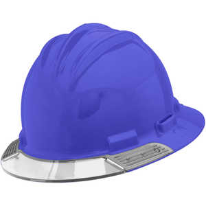 Bullard AboveView Hard Hat, Blue Hat with Clear Visor
