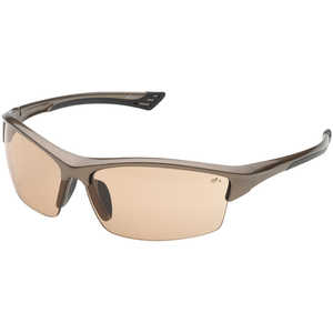 Delta Plus Sonoma Safety Glasses, Light Brown Lens, Glossy Golden Brown Frame