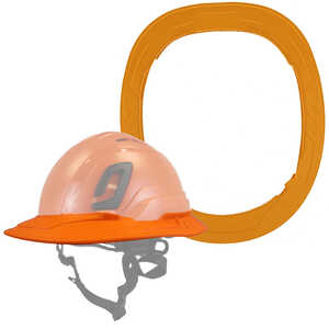 Bullard Type II+ Full Brim Accessory Kit, Orange