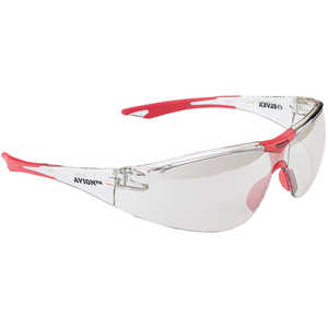 Delta Plus Avion Safety Glasses, Indoor/Outdoor Lens, Red Tips