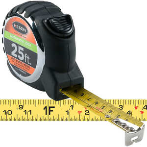 Keson Pro Series Autolock Measuring Tape, ft. 100ths & ft. 16ths