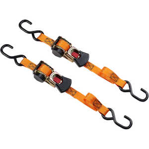 Keeper Retractable Ratchet Tie-Down, Pack of 2