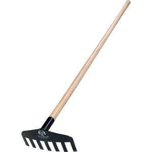 Rogue Hoe No-Break Rake, 11˝W/7-Tine, 60” Ash Handle