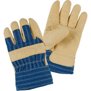 Wells Lamont Thermofill-Lined Leather Palm Gloves, X-Large