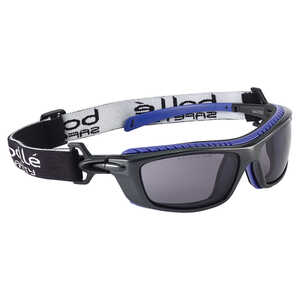 Bollé Baxter Safety Goggle, Smoke Lens