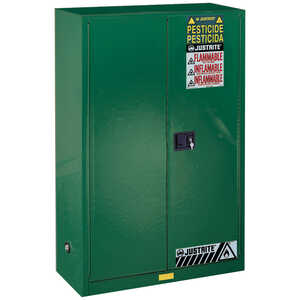 Justrite Pesticide Safety Cabinet, 60-Gallon Capacity