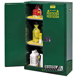 Justrite Sure-Grip EX 45-Gallon Capacity Pesticide Safety Cabinet