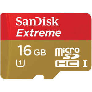 SanDisk Extreme 16 GB microSDHC Class 10 Memory Card