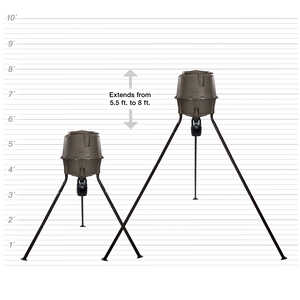 Moultrie 30-Gallon Deer Feeder Elite II Tripod